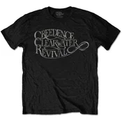 Creedence Clearwater Revival Vintage Logo Black 2XL Majica