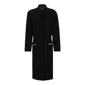 BOSS Dolg kopalni plašč Robe črna