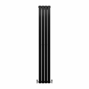 MONSTER Dizajnerski ploski radiatorji Matt Black 1800 mm x 280 mm, (21569781)