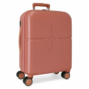 Jada Toys ABS Potovalni kovček PEPE JEANS HIGHLIGHT Terracota, 55x40x20cm, 37L, 7688626 (majhen)