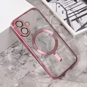 Maska za mobilni telefon iPhone 16 LUX, Magsafe, Roze