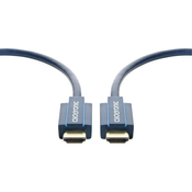 clicktronic HDMI priključni kabel clicktronic [1x HDMI-vtič  1x HDMI-vtič] 1.50 m moder 3840 x 2160 pixel