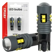 AMiO LED žarnica T10 Standard 10xSMD (2525) bela 12V/24V