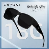 Caponi Unisex naocare za sunce, Crne