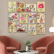 WALLXPERT slika od 12 delova, FLOWERS 12MDF31YS