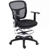 Homestar Pisarna stol 59x59x95-115 cm Črna