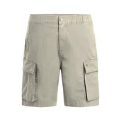 Calvin Klein Jeans Kratke hlače iz tkanine J30J327376 Bež Regular Fit