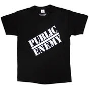 Public Enemy Logo Black M Majica
