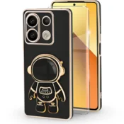 GS Ovitek za Xiaomi Redmi Note 13 5G, Astronaut, črn + kaljeno steklo 9H