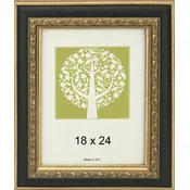 Karako Foto okvir 18x24 cm, imitacija lesa, namizni, stenski, 18 črn