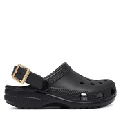 Natikači Crocs Classic Metallic Buckle Clog K 214228 Črna