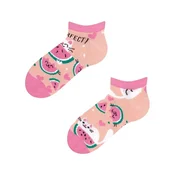 Otroške nogavice DEDOLES - kratke, Watermelon Cat, 1 par, 31-34