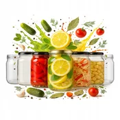 shumee 48x 500 ml preprosti stekleni kozarci za marmelado, med, konzervirane kumare