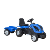 Deciji traktor sa prikolicom, Plavi