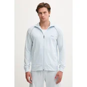 BOSS dukserica na zakopcavanje za muškarce od pamuka s elastanom Mix&Match Jacket Z