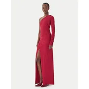 Patrizia Pepe Večerna obleka 2A3012/JZ26-R894 Bordo rdeča Regular Fit