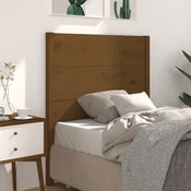 Uzglavlje smeda boja meda 81 x 4 x 100 cm od masivne borovine