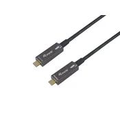 Equip Equip USB-C 3.2 Kabel na USB-C, 15m, 3A, 4K/60Hz, Črn