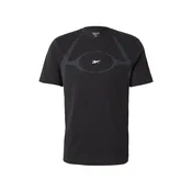 Reebok Funkcionalna majica ATHLETE FLEX siva/črna/bela