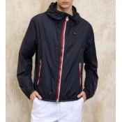 Blauer za moške. 25SBLUC11214 Vetrovka Dodge Navy (XXL), Priložnostno, Poliester, Dolg rokav, Mornarica