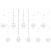 EMOS LED božični zastor – snežinke, 135x50 cm, DCGW13