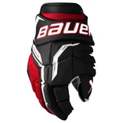 Hokejske rokavice Bauer Supreme FUSE Black/Red Senior 15”