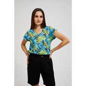 Marisse Womens Blouse L-Ts-4408 Turquoise