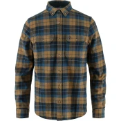 Fjällräven Singi Heavy Flannel Shirt M, dark navy-buckwheat brown, l