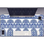 Decormat Podloga za pisalno mizo Kurpie paper 90x45 cm