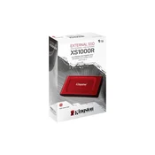SSD KINGSTON XS1000 1000GB/eskterni/USB 3.2/crvena