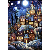 Alipson Puzzle Vas ob polni luni 1000 kosov