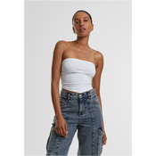 Womens top Knotted Bandeau white