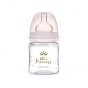 Canpol baby flasica 120ml siroki vrat, pp - royal baby 35/233 pink ( 35/233_pin )