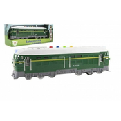 Lokomotiva/Vlak zelena plastika na baterije sa zvukom i svjetlom