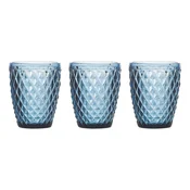 Tognana Set od 3 caše Diamond, 26 cl, Svetloplave