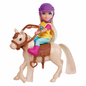 Masen Toys mala punčka s konjem