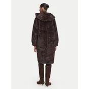 Rinascimento Krzno CFC0127148003 Temno rjava Oversize