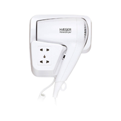 HAEGER HD-120.006A Fen sa držačem za zid i strujnom utičnicom HD-120.006A, Beli