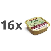 Oasy Tasty Paté Senior piščanec in jagnjetina, paté v posodici - 100 g 11 x 100 g
