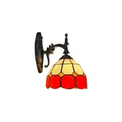 Brilagi - Tiffany vitražna zidna lampa SIENNA 1xE14/40W/230V