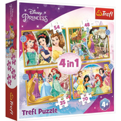 Trefl 4u1 puzzle Disney Princess