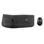 Volkano Set Bežicna tastatura + Bežicni miš VK-20302-BK, Crni