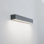 Arcchio LED zunanja stenska svetilka Lengo, 50 cm, 1-svetilna, siva, CCT - Sodobni - Aluminij