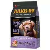 Julius K9 Puppy & Junior Hypoallergenic - jagnjetina i pirinac, 12 kg