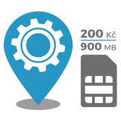 Secutek Konfiguracija GPS lokatorja + SIM kartica 200 CZK s kreditom in internetom za 1 mesec