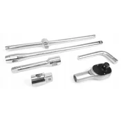 MAR-POL Komplet račne 26 delni set 3/4” in 1” – 12 kotne vtičnice 21-65mm