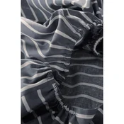 Bela/modra napenjalna rjuha iz organskega bombaža 90x200 cm Sima – Jotex