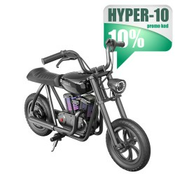 HYPER GOGO električni motor za otroke Pioneer 12 Plus, črna