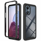 Techsuit Defense360 Pro + Screen Protector za Oppo Reno7 Lite/Reno8 Lite, crna