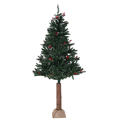Božično drevo z lesenim deblom, 210 cm, PNIK TIP 3